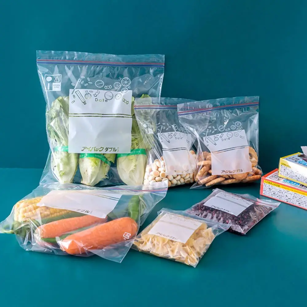 durable HDPE customsized clear carrier plastic zip lock bag buggy bag