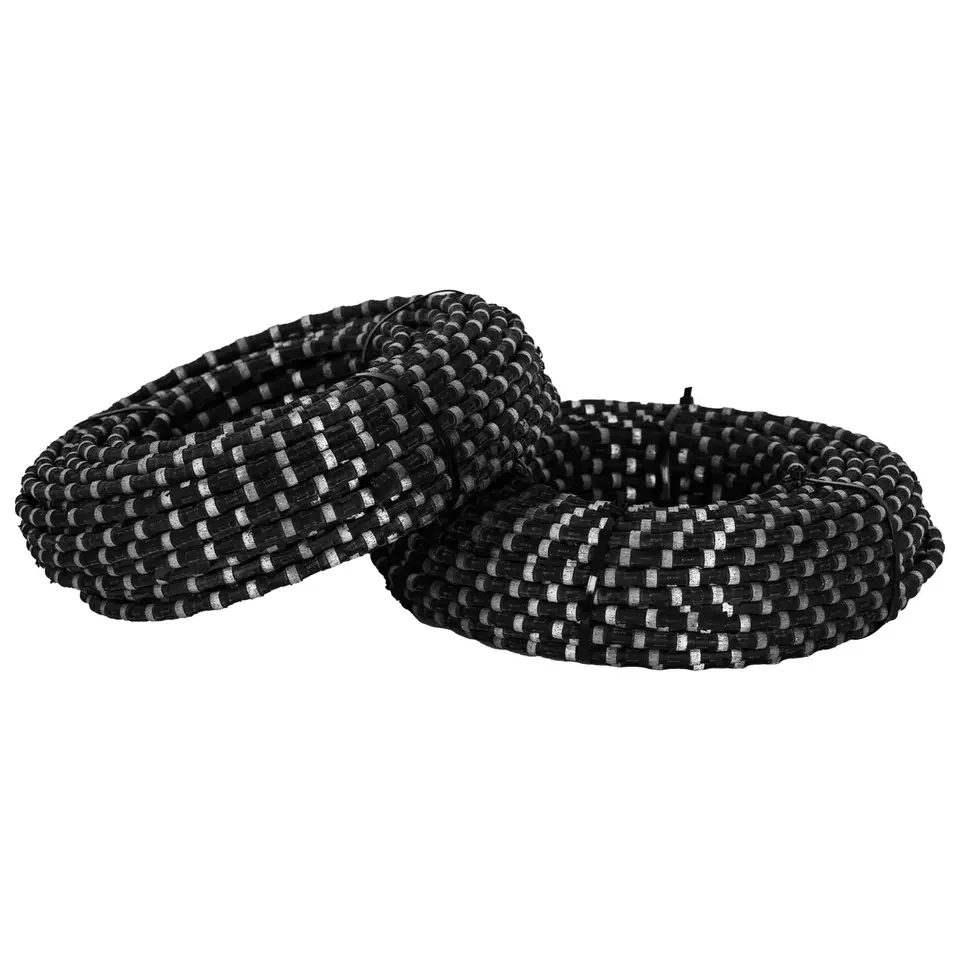 Top quality diamond cut wire saw diamond wire rope saw for cutting stone China supplier