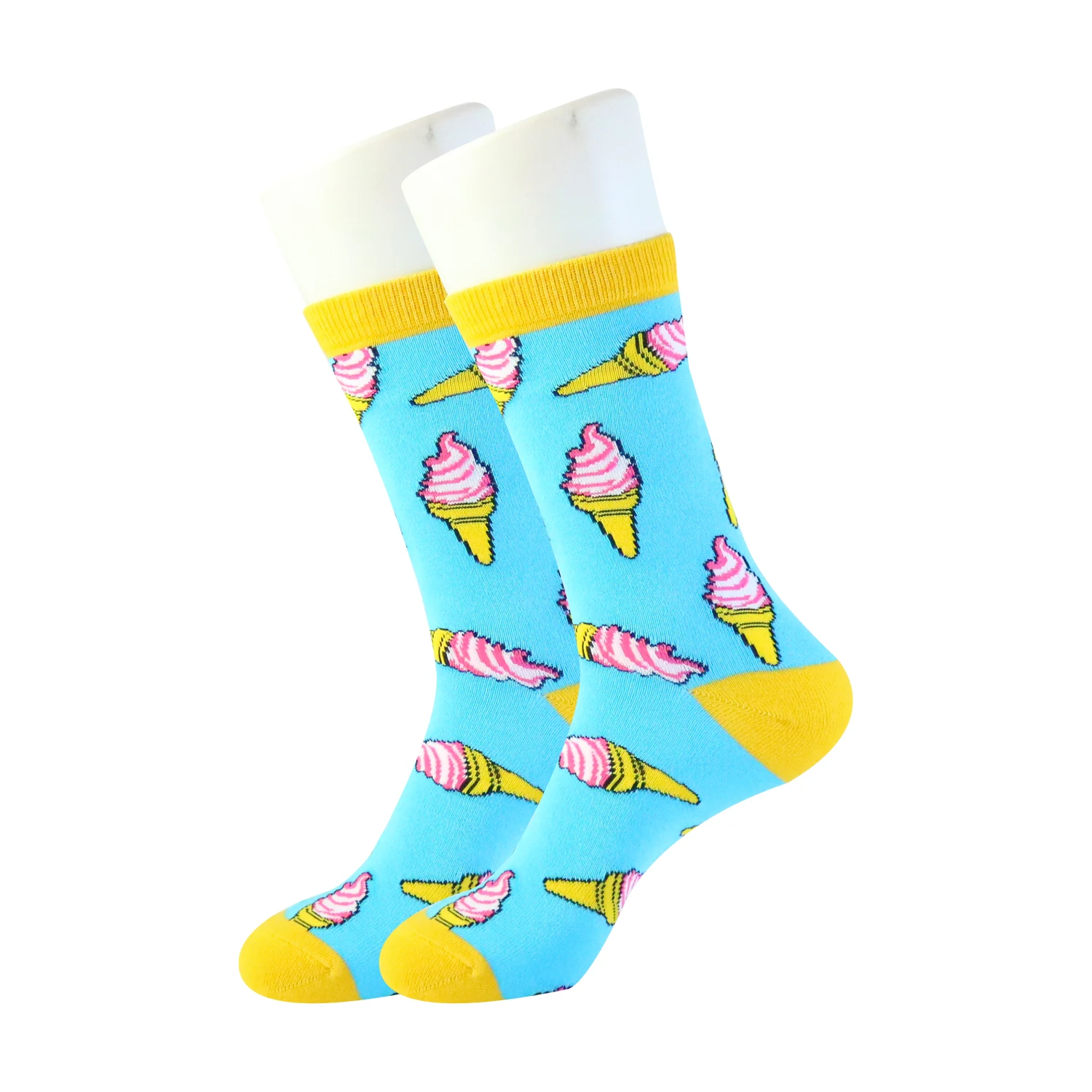 Creative Custom Cotton Popular Logo Men Women Socks Tube Skateboard Casual Happy Socks
