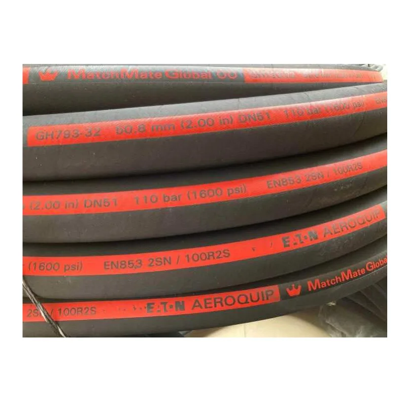 High Quality 4 STEEL SPIRALS  hydraulic  hose for Mechanical equipment