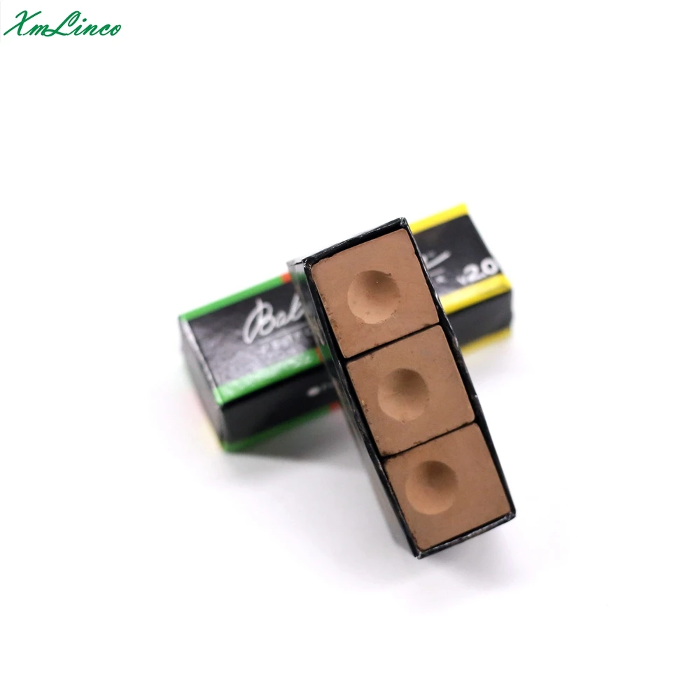 xmlinco cueelf  AAA top grade quality  professional balabushka billiard pool chalk with beige yellow color