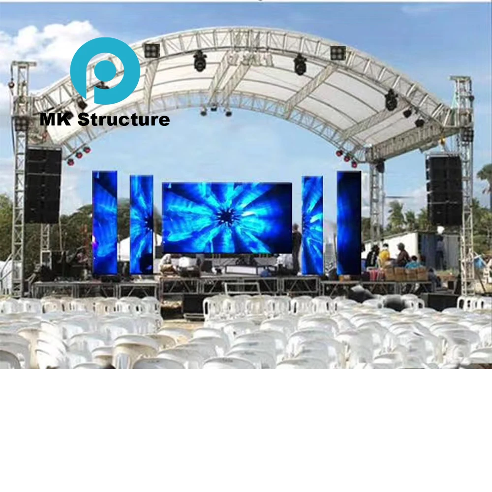 Производитель алюминиевый дисплей подъемная строка для громкоговорителей стойка платформа сцены