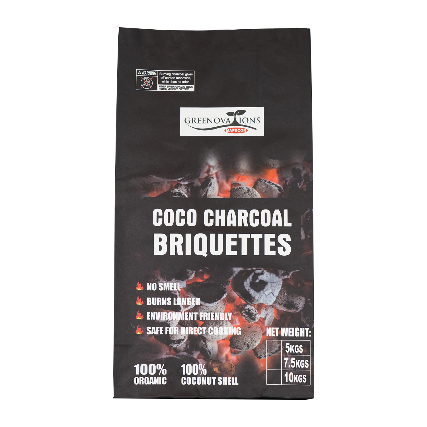coal 3 5 9 kg grilling charcoal empty BBQ charcoal briquette packaging bags paper bags for coal