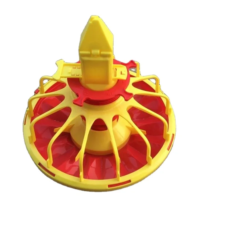 Automatic Feeder Pan for Poultry Broiler Breeder Chicken Ground Floor Plastic and PP New and Used Condition Home Use Farm