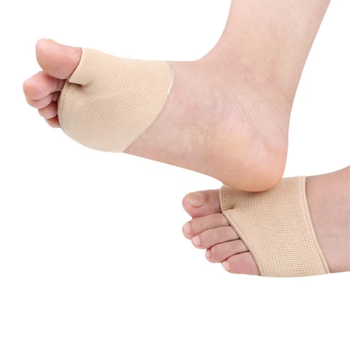 Металлический Рукав Melenlt с гелевыми подушечками-2 пары шариковых подушек для ног с мягкой гелевой тканью