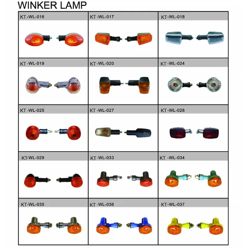 Kingtae Many models motorcycle winker signal lamps with best factory price