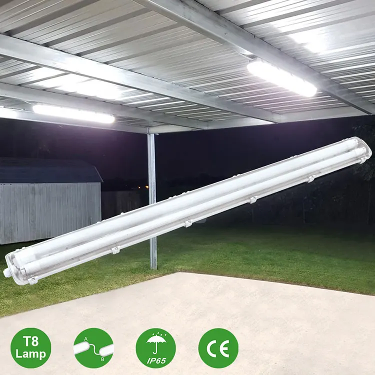 Led Tri-proof Light Housing  Triproof Led Light For Warehouse Super Maket Work Shop