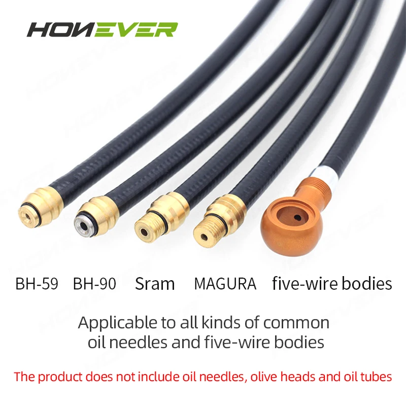 Bicycle tool disc brake pin installation tool five-wire body pressing ring into the tubing cutter Nylon needle inserting tool