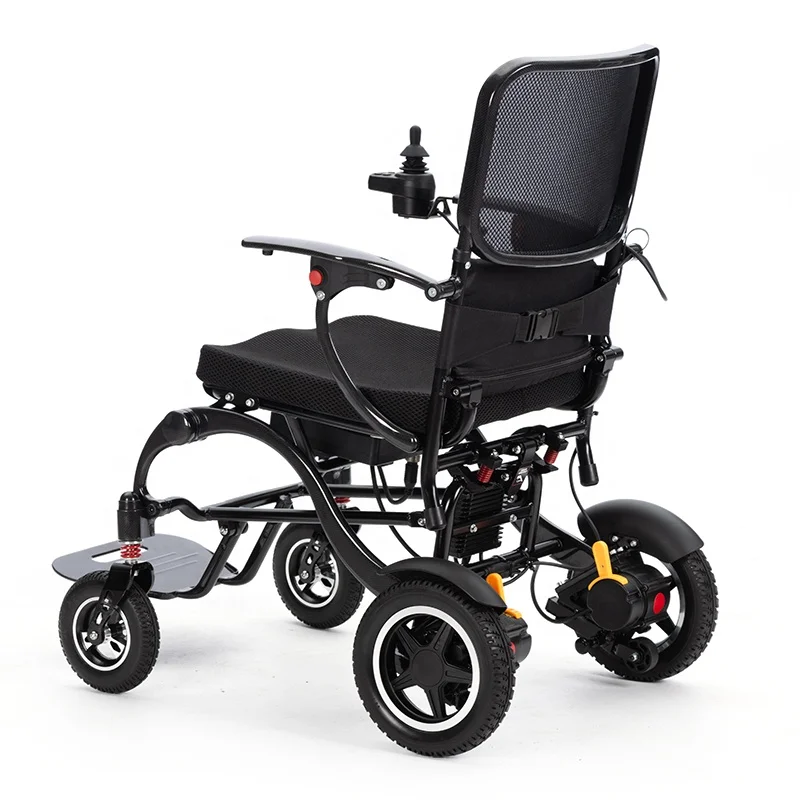 Super light 17kg lightweight power wheelchair 250*2 Brushless Motor electrical wheel chair