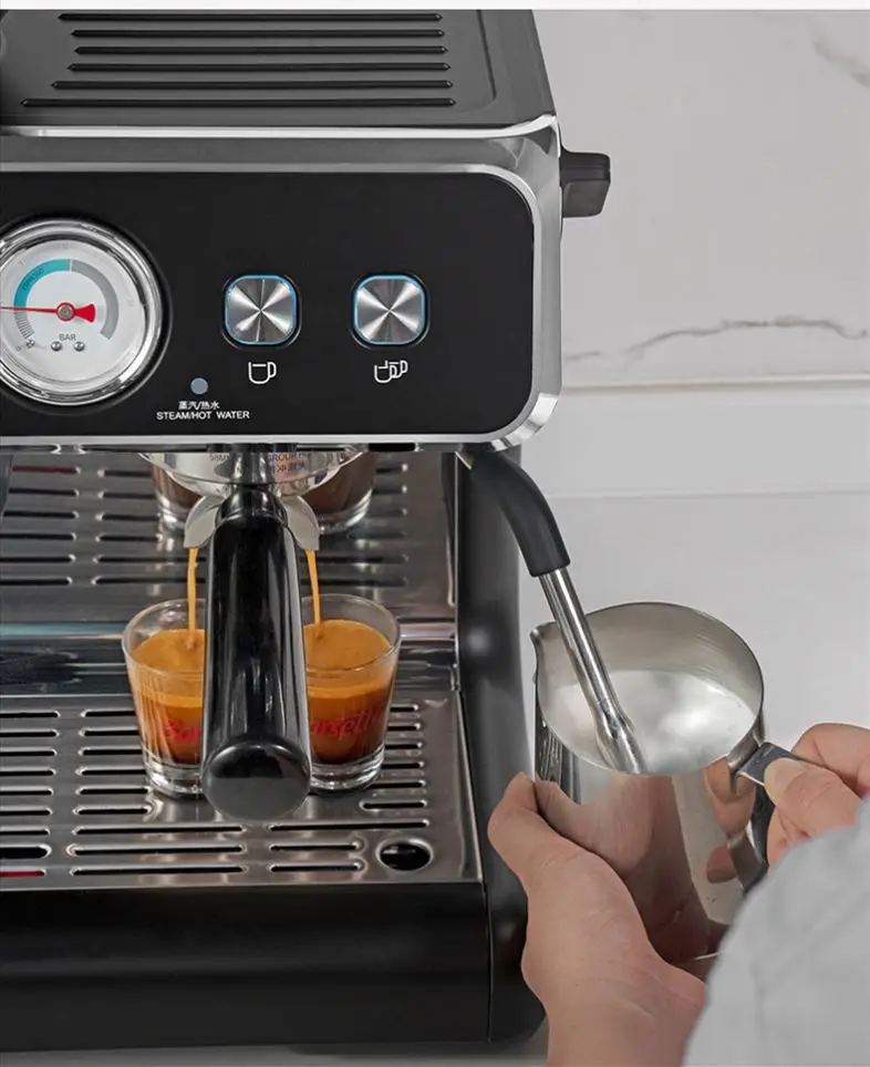 Professional Commercial Espresso and Cappuccino Coffee Machine for Home Restaurants Hotels Food Shops-Used