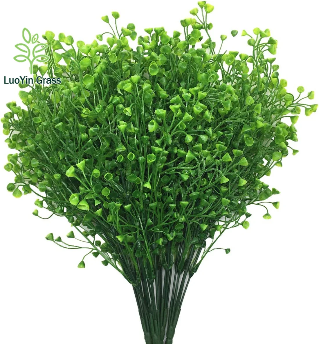 Artificial Greenery Plastic Plants Bell Grass Flowers Lifelike Patio Yard Corridor Indoor Outdoor Home Garden Decoration green