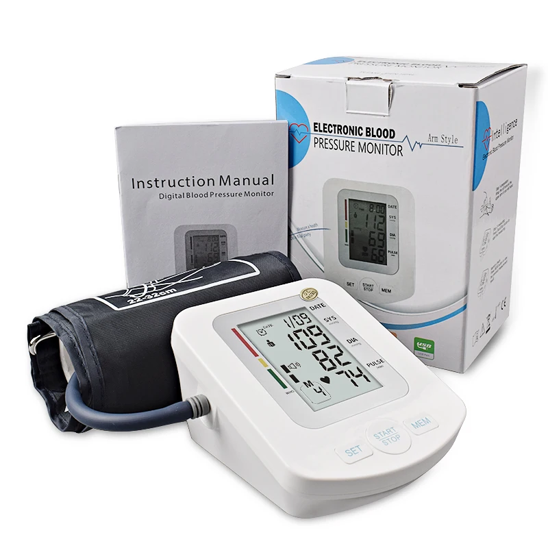 
Portable Automatic Aneroid Sphygmomanometer BP Machine Digital Arm Blood pressure Testing Equipment 