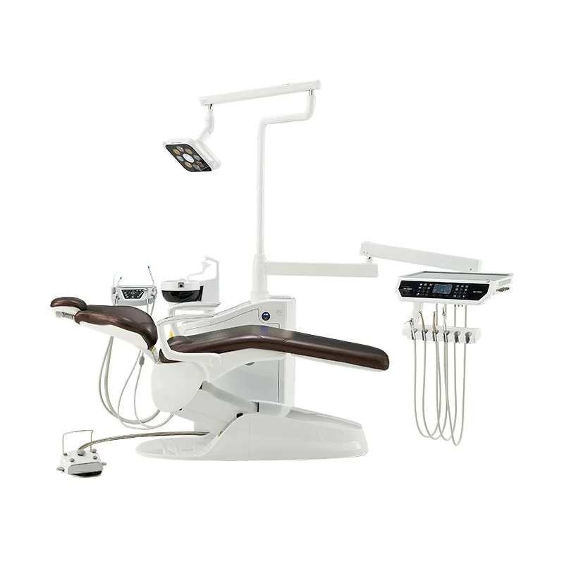Safety Dental Chairs Unit Price Auto Disinfection High Class Dental Unit Chair For Dentist Clinic