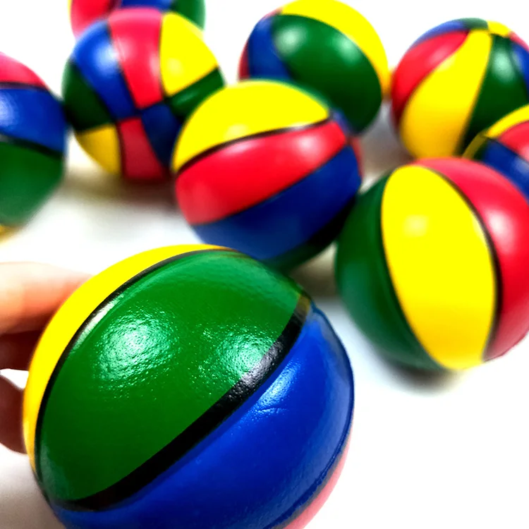 
Wholesale Outdoor children Colorful Football PU stress Soft Ball 