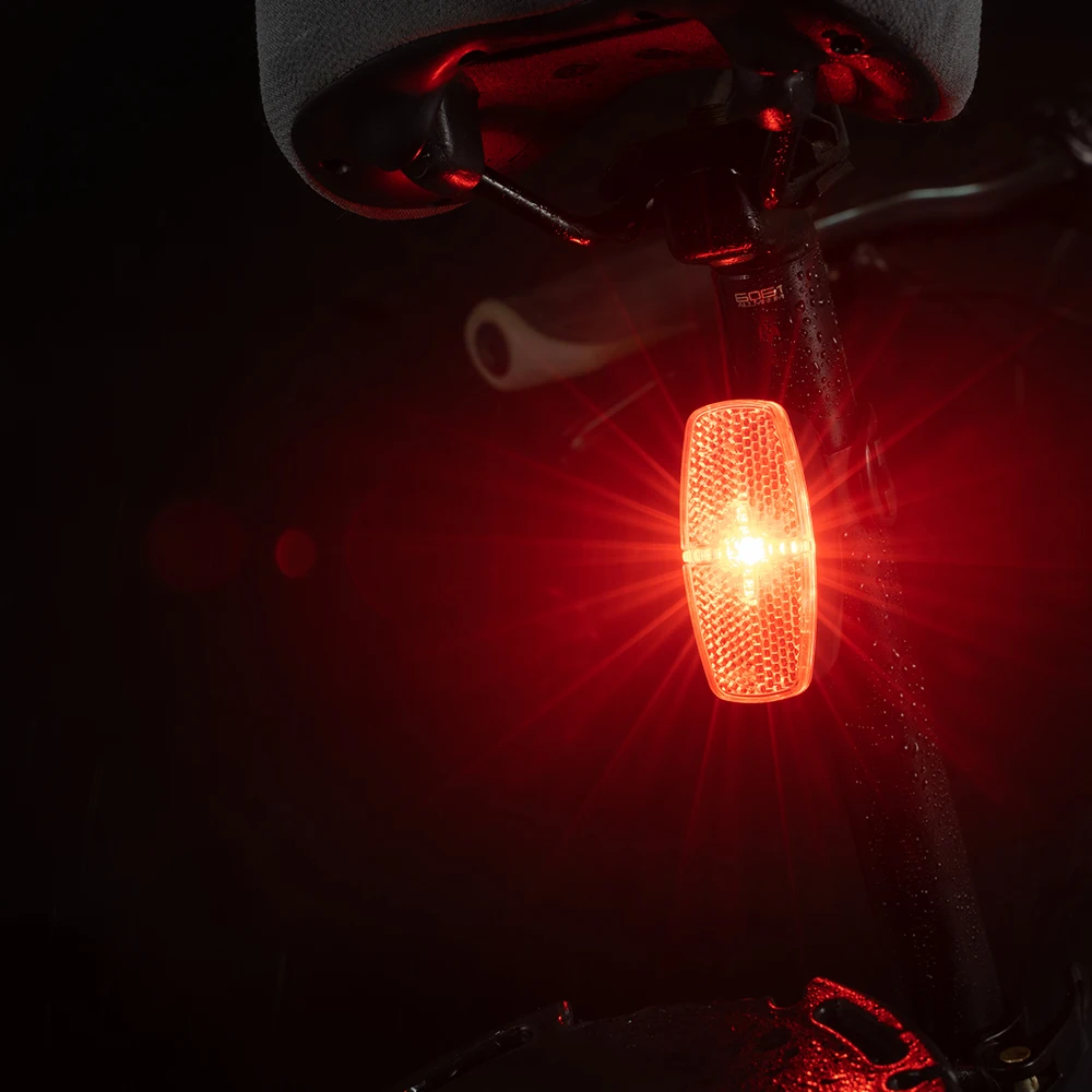 
Factory direct Sate-lite USB rechargeable bike light StVZO eletric bike rear light CREE LED waterproof 
