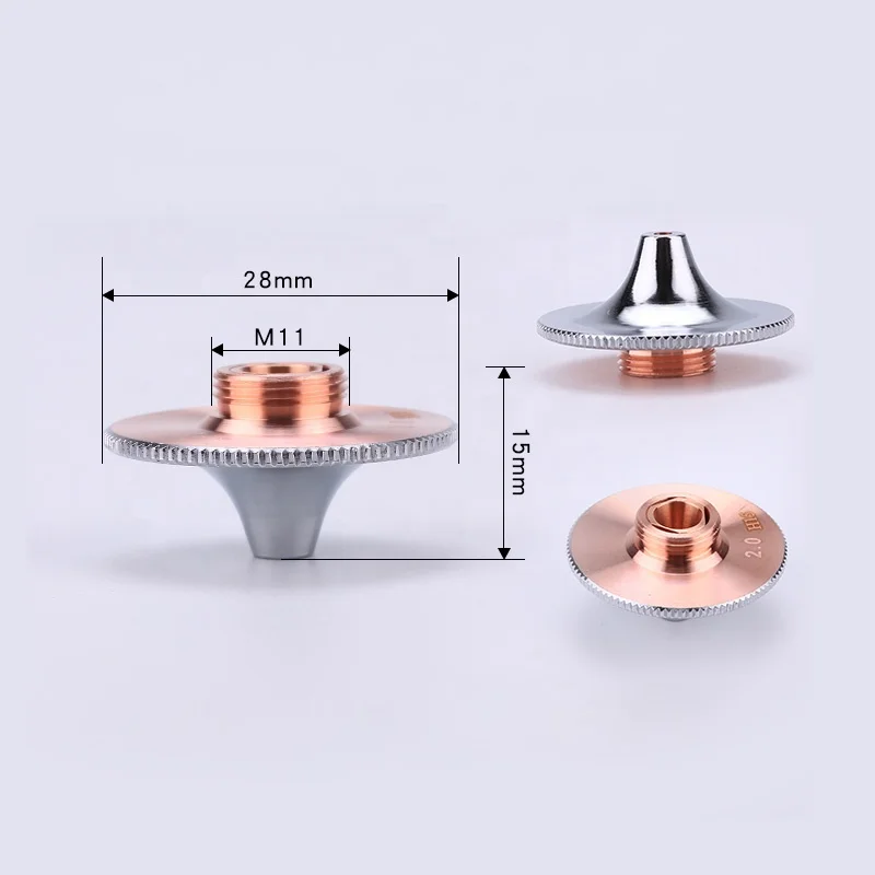 Pangolin Wholesale D28-B Laser Cutting Nozzle For Precitec Fiber Cutting Machine Head Nozzles Ceramic Holder Parts