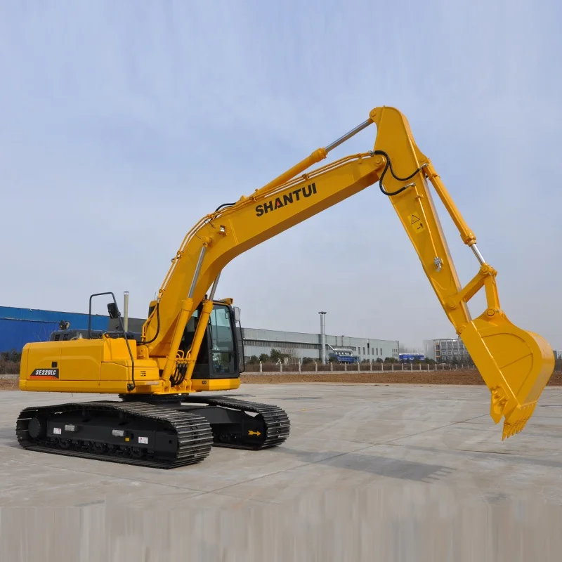 CE SHANTUI brand construction equipment 112KW SE220LC hydraulic track excavator machine