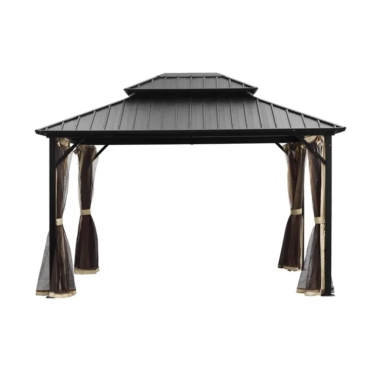 Hot sell Pavilion Gazebo  Canopy Aluminum Gazebo Outdoor Garden