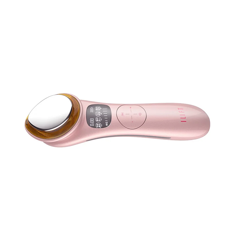 Hot Cold Eye Face Beauty Massage Skin Tightening Electric Vibrate Contour 3D Ultrasonic Facial Massager