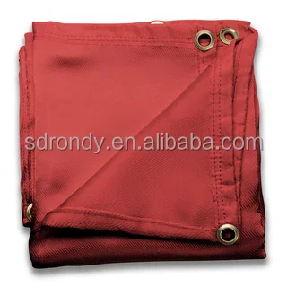 Fiberglass Welding Curtain Heat Insulation Industrial 4ft x 6ft Heavy Duty Fire Blankets for Welding