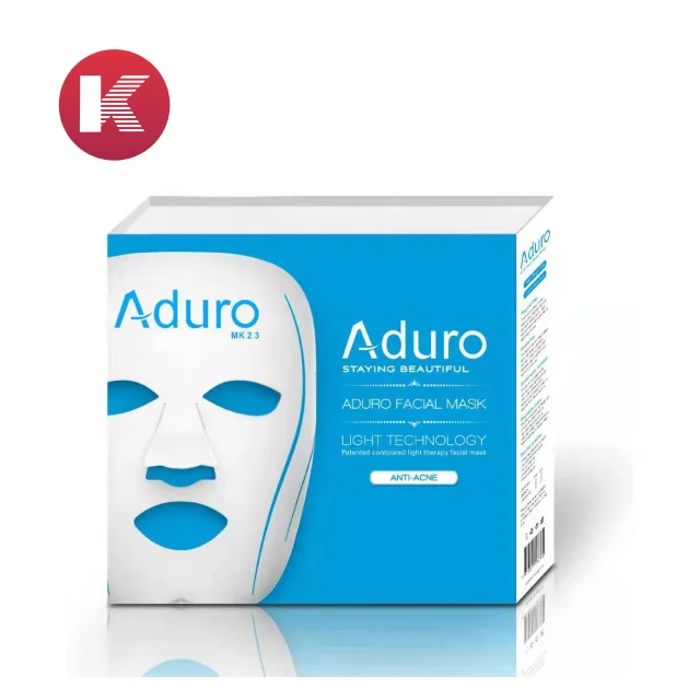Anti aging anti acne skin rejuvenation wrinkle remover LED light therapy facial device facial equipment Aduro