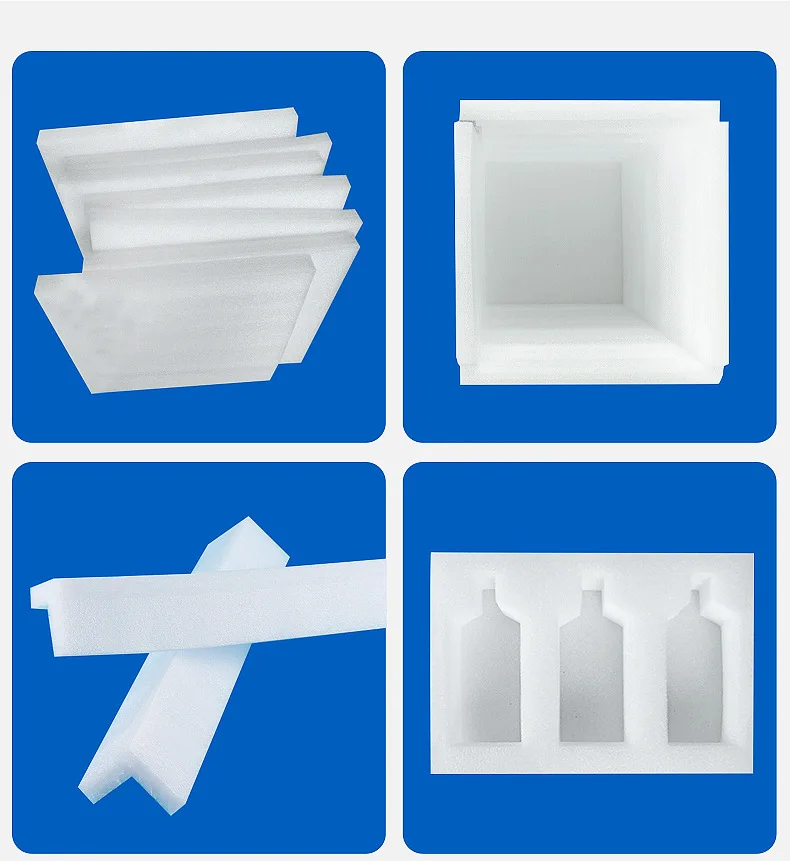 Custom pearl cotton packaging material shatter-proof foam cotton shaped inside EPE packaging pearl cotton