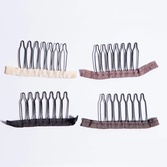 7 Teeth Stainless steel Wig Tools  Wig Cap Clips For Hair Extension and Diy Wig