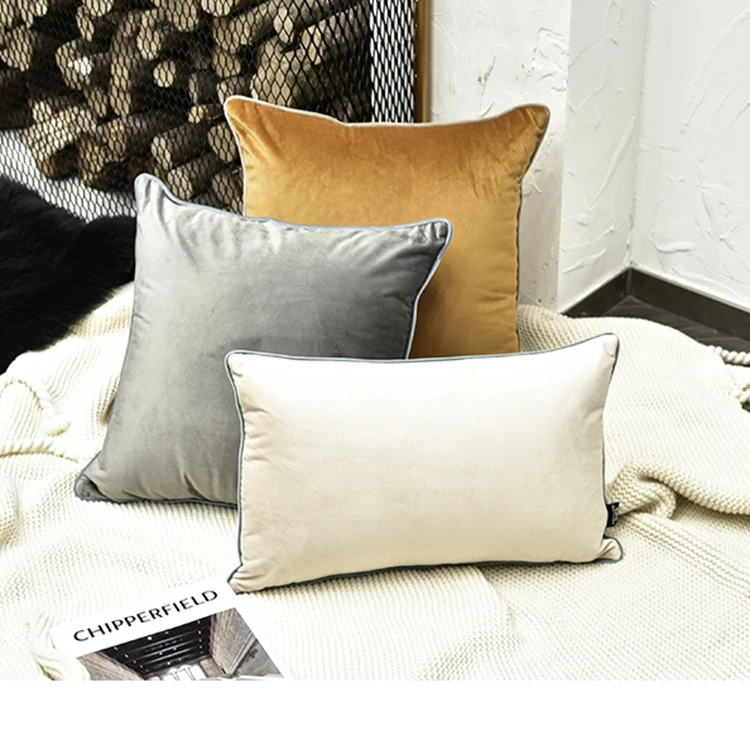 JBL linen striped cushion covers home decorative high quality throw pillows cover plain sofa cushion cover
