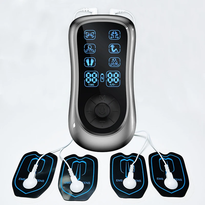 New Mini Whole Body Massage Digital Therapy Machine Ems Microcurrent Pulse Massager Muscle Stimulator