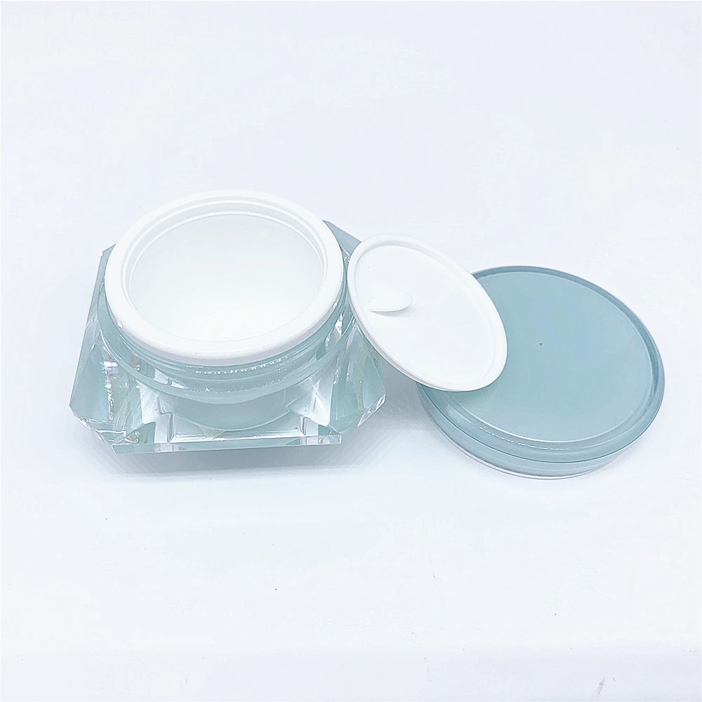 Free Samples Portable 5g 15g Acrylic Double Wall Cosmetic Jar
