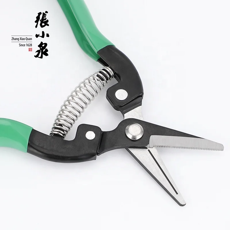 Stainless steel garden scissors garden steel scissors copper small garden scissors