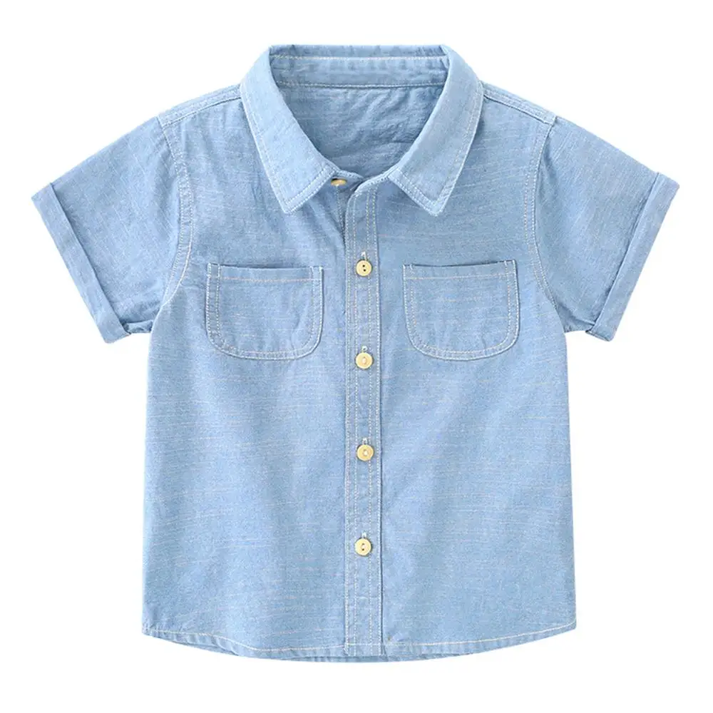 
What&why Cool Uniform Plaid Size 6 Sport Style Simple Design Boys Button Up Shirts 