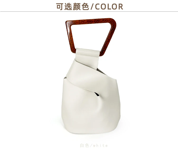 2022 New Arrival Irregular Shape Bucket Bag Acrylic Hand Bag Tide Lady Shoulder Handbag
