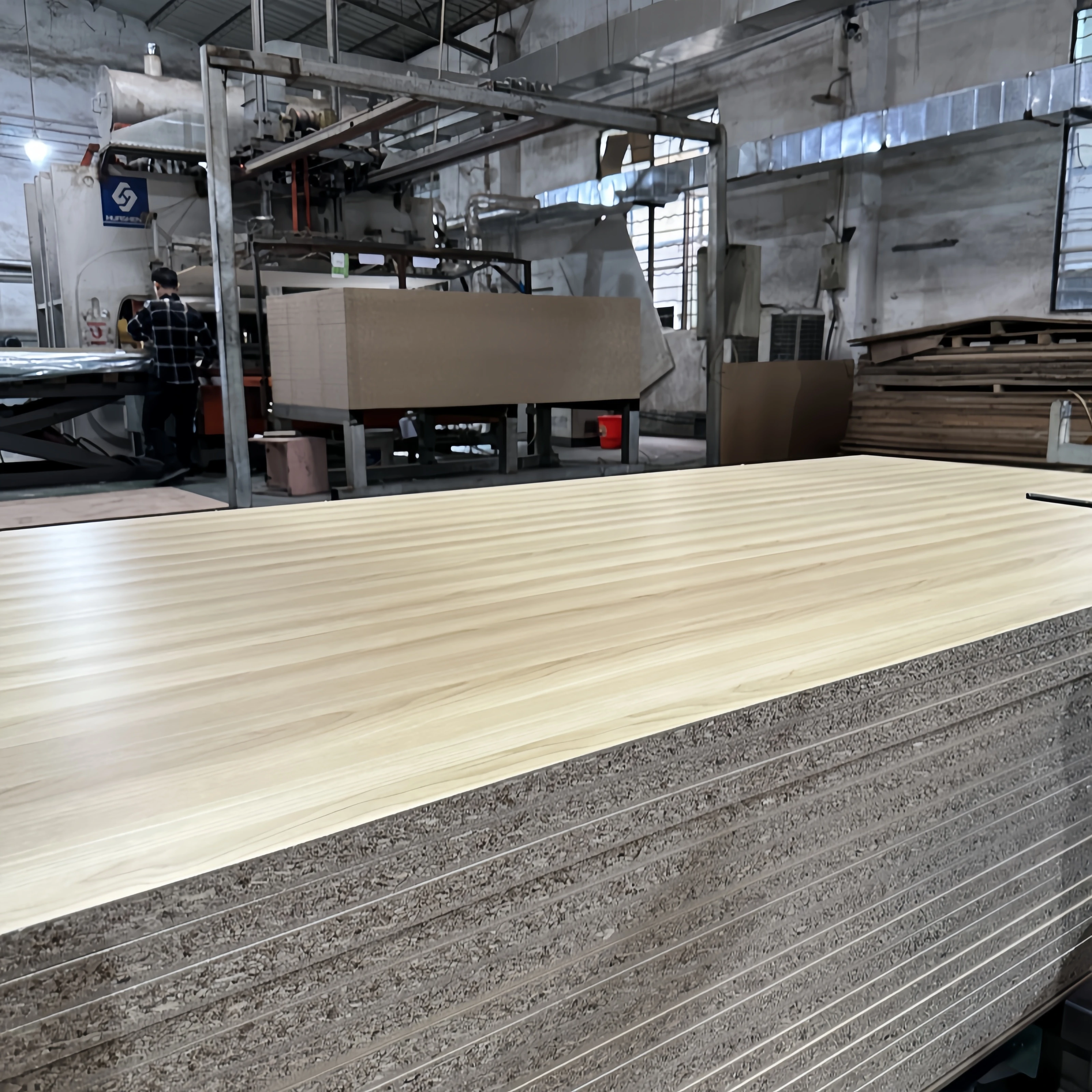 Matte Grey Double Sided 3/4 Melamine Particle Board