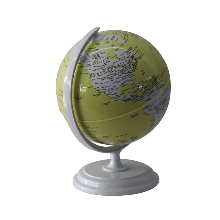 
Early Childhood Montessori Wooden Educational Materials Geographic Toys Globe World Parts 