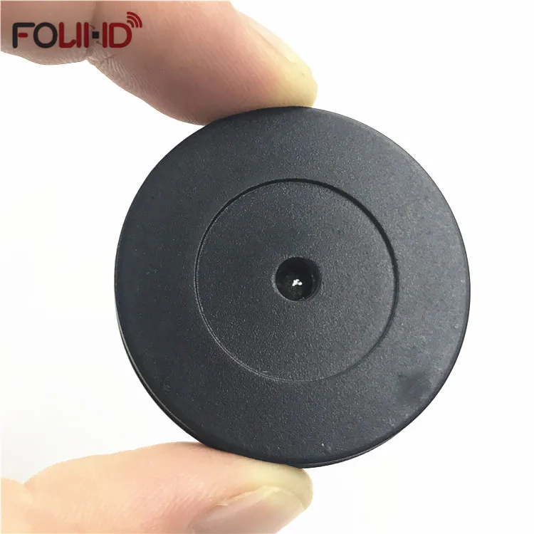 Laser Numbering 52MM 125KHZ Low Frequency TK4100 Read Only RFID Plastic Token Coin Tag For Patrol Guard System