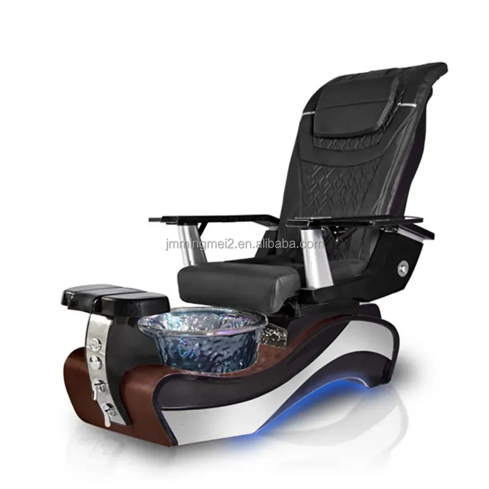 Nail Salon Equipment  reclining foot spa massage pedicure chair with with magnetic jet