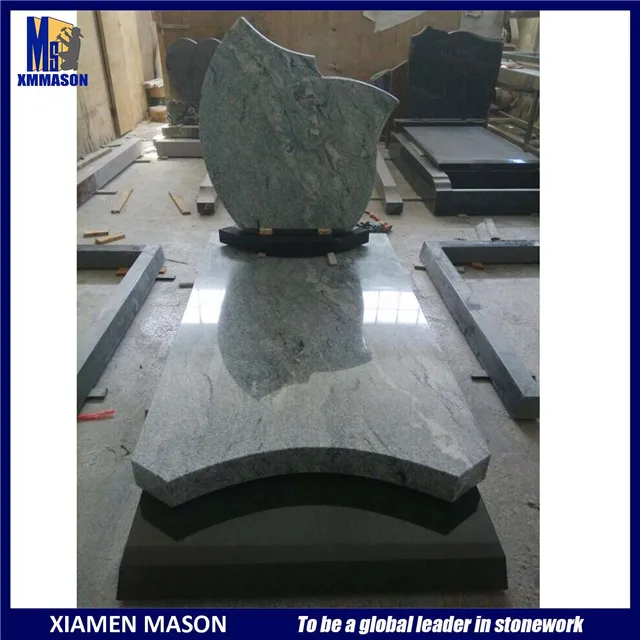 high quality shanxi black granite  himalaya SRE tombstone headstones gravestone pierre tombale with open book and pen
