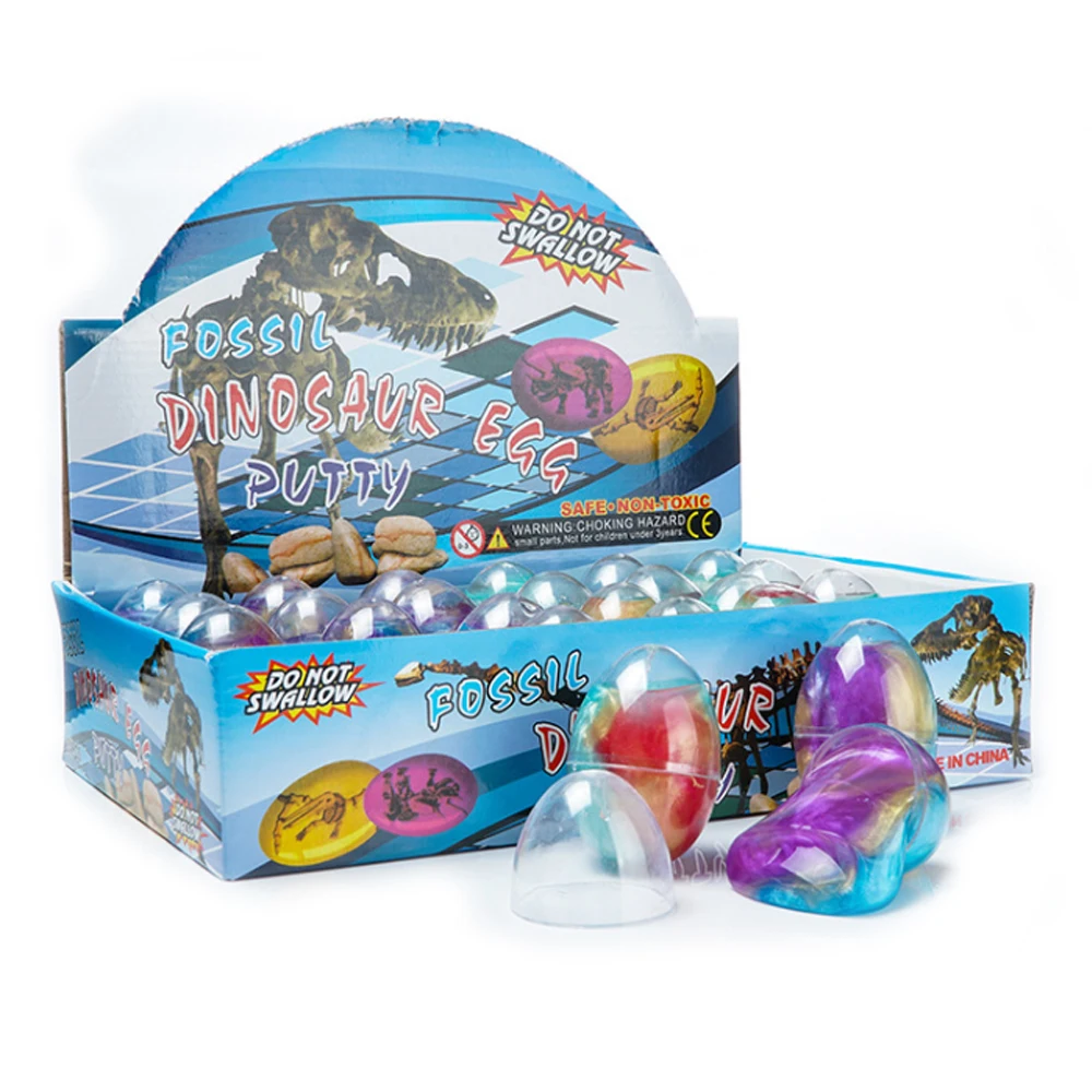 
LD0410 Slime Galaxy Slime Putty Eggs Fluffy Slime Stress Relief Toy For Kids Stocking Stuffers 