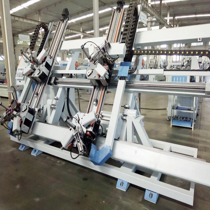 aluminum window door Automatic Four Corner Crimping equipment/alu-alloy super intelligent 4 corner crimping machine