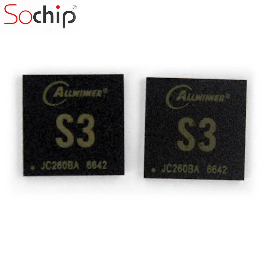 Allwinner S3+AXP209 Processors  integrated circuit and PMIC  SIP 128MB DDR3 apply in video encoding processors FBGA 234