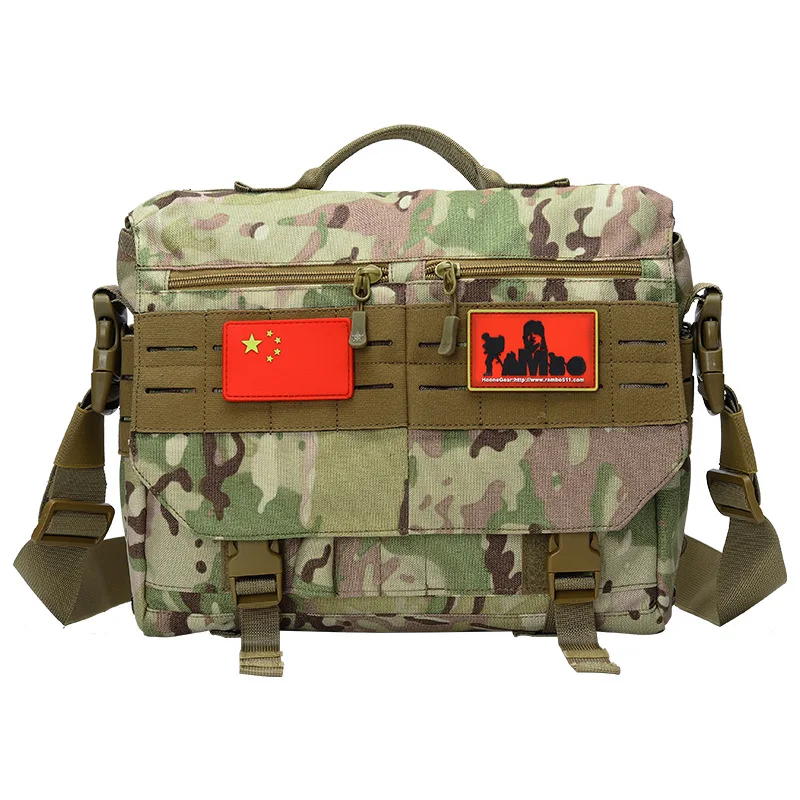 Hot Sale Customized Waterproof Oxford Cloth Single Shoulder Large-Capacity Tactical Messenger Bags For Men