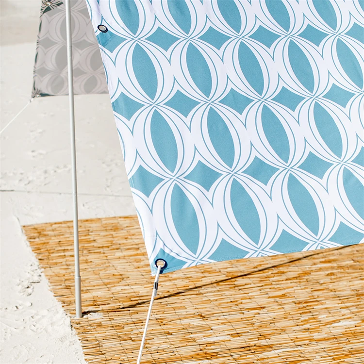 Custom printing outdoor travel sun shelter beach cabana tent sand umbrellas lightweight shelter picnic tents