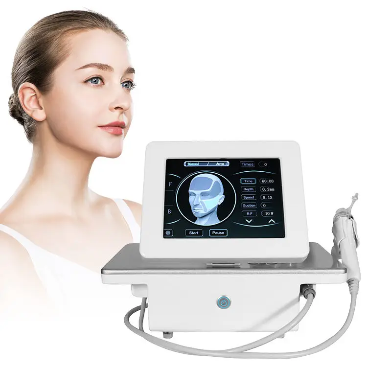 B Microcrystalline Care And Beauty Machine Skin repair And Freckle Removal Gold Dot Matrix Radio Frequency Microneedle Machine