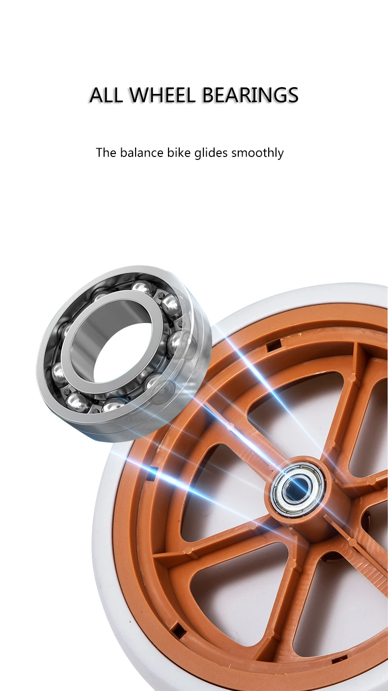 2024 Kids Bike Balance 1 - 3 Years Old With Assist Wheel Safe Baby Learn To Walk Toys Bike Kids Tricycle