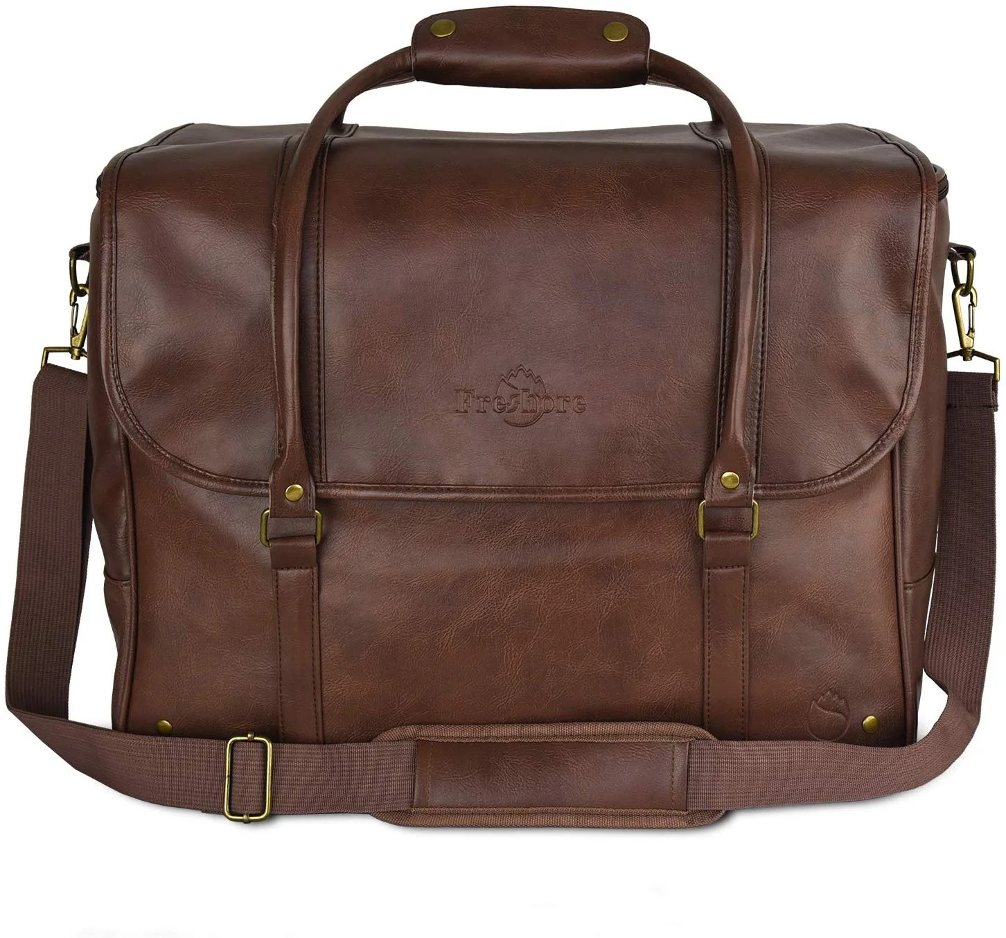 Waterproof OEM Customized Color Origin Type Foldable leather lunch insulate beer carrier fish cooler bag for men