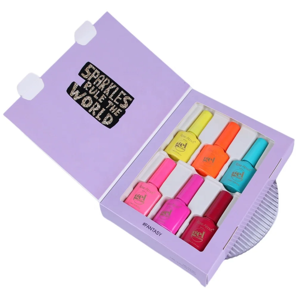 Factory Direct Beauty UV Women Nail Gel Polish Kit Professional Uv Gel Lak Nail Polish Tool Set for Girls Art Sticker