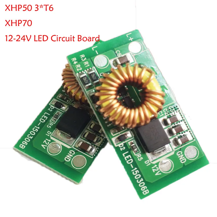 DIY T6 U2 xhp50 xhp70 LED Automobile Lamp motorcycle lamp circuit board DIY LED circuit board 6V-24V