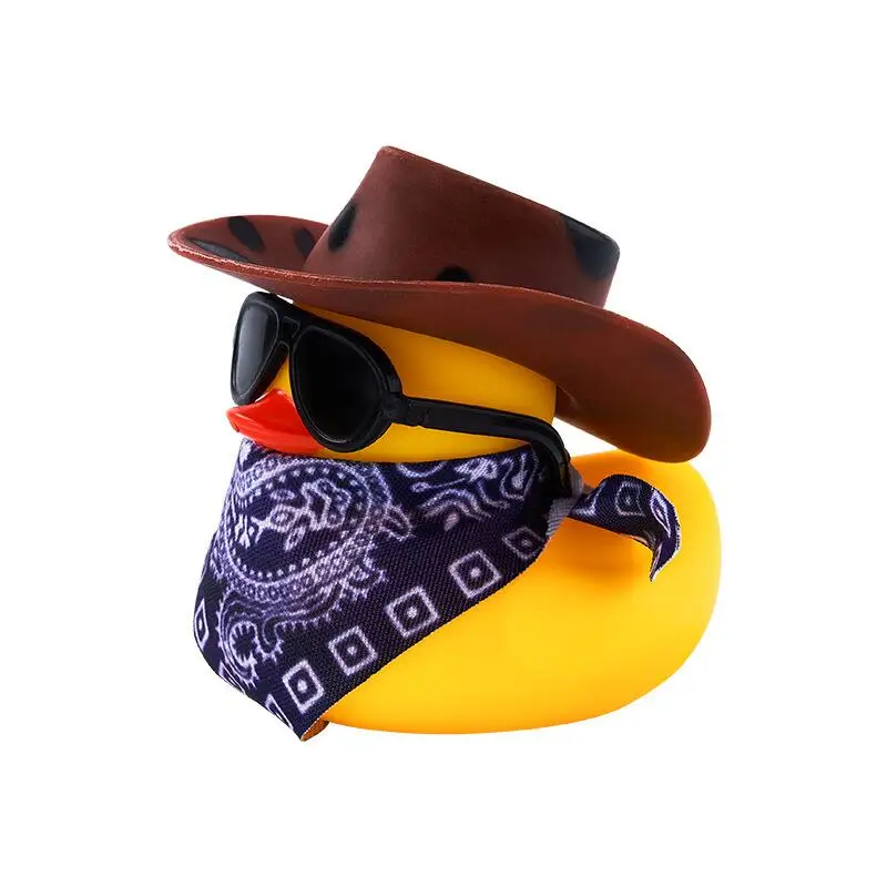 Желтая утка для мотоцикла, велосипеда, резиновый Мини Утенок, аксессуары для автомобиля, милые утки, игрушки для вечеринки