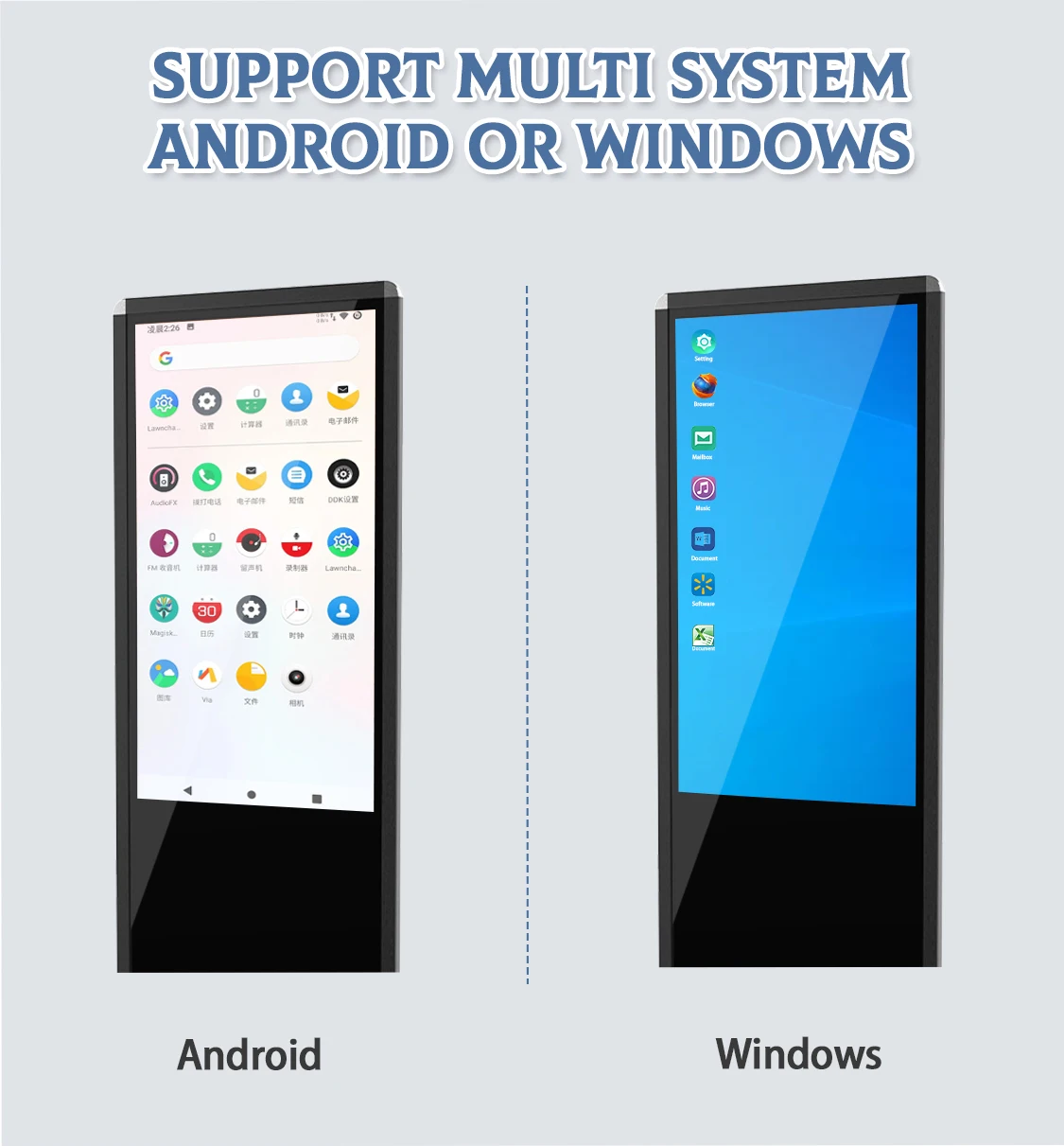 floor stand lcd monitor usb meida player digital indoor lcd digital signage kiosk display floor stand indoor touch display